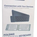 Teclado Plegable Inalámbrico Bluetooth Tk 1010 Color del teclado Negro
