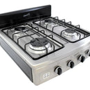 Estufa Sobremesa En Acero Inoxidable Gas Natural 4916 Gris