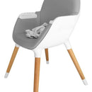 Silla De Comer Carestino Neo Gris Claro Doble Bandeja 2 En 1
