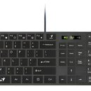 Kit Teclado Y Mouse Genius Slimstar C126 Usb Español Color Del Teclado Negro