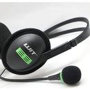 Diadema Para Pc Con Microfono Wit Am-20 Doble Plug Color Negro