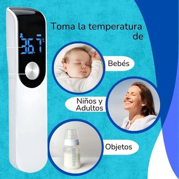 Termómetro Infrarrojo Digital Bebé Adulto Sin Contacto