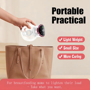 Extractor De Leche Manos Libres Con Pantalla Tactil Intelige
