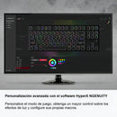 Teclado HyperX Alloy QWERTY Red- Linear inglés US color negro con luz RGB