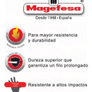 Cuchillo Cocinero Acero Inoxidable Magefesa Deshuesado 125mm Color Plateado