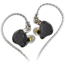 Audífonos Kz Zs10 Pro X Con Micrófono Monitores In Ear Pin C Negro