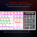 Redragon Teclado Gamer Mecánico K552w-kr Kumara, Switch Red Color del teclado Blanco Idioma Español Latinoamérica