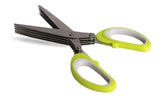 Tijeras Cocina 5 Hojas Vegetales Hierbas Acero Inoxidable