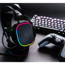 Diadema Gamer Vsg Gemini Rgb 50mm Cable 2.1m Plug 3.5mm Negro