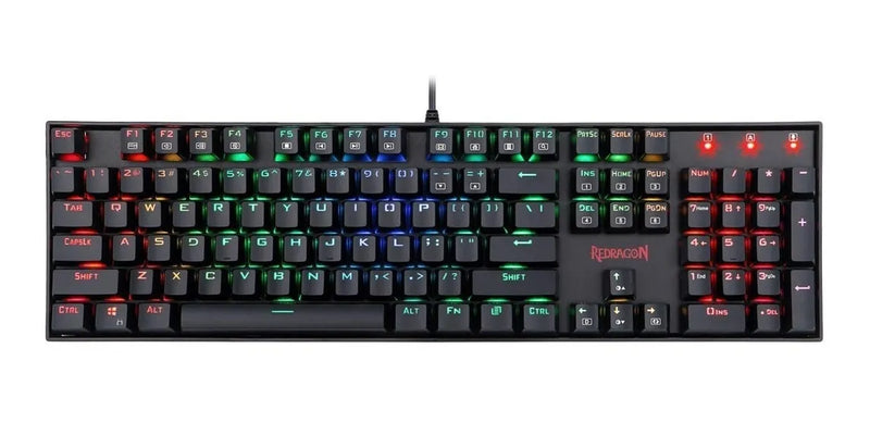 Combo Gamer Redragon K551rgb, Teclado Mecánico + Mouse M607 Negro Negro
