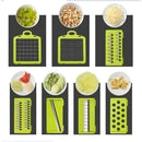 Mandolina Cortador Verduras Multi Picador Vegetales 15 En 1 Verde