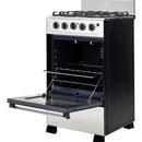 Estufa Romero Ultra Haceb 50 Cms Gas Natural Inox Color Negro