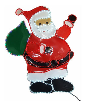 Figuras Navideñas En Luz Led Azul