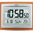 Reloj Casio Pared Id-15s-5df 100% Original Color de la estructura Café Color del fondo Blanco