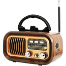Radio Parlante Inalámbrico Fm Bt Recargable Solar Portatil Diseño 1