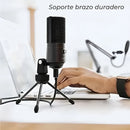 Micrófono Fifine T669 Condensador Cardioide color negroS