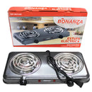 Cocina Eléctrica 2 Puesto Bonanza Gris Blanco