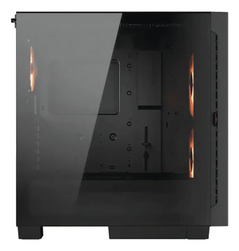 Funda Cougar Air Face Eco Rgb Mid Tower 7 Fans Gamer, color negro