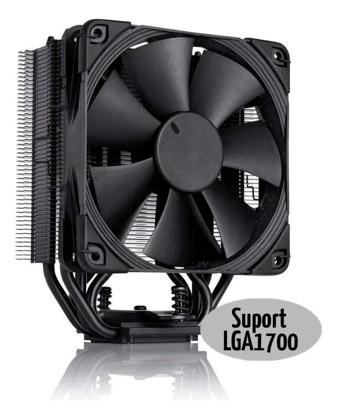 Noctua Nh U12s Chromax Black Disipador Cpu Lga115x Am4 Rendi Led Sin Led