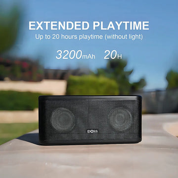 Doss Soundbox Plus - Altavoz Portátil Con Sonido Hd De 16 . Color Negro (deep Black)