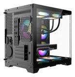 Gabinete Gamer Iceberg Wave Negro 3 Ventiladores Argb