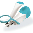 Cortauñas Con Lupa Para Bebes Multikids Baby Blanco Verde