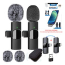 Micrófono Inalámbrico de Solapa Con Caja Original K9Pro JuandaColombia Color Negro