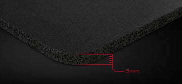 Mouse Pad gamer MSI Agility GD20 de goma 22cm x 32cm x 5mm negro