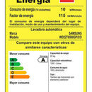 Lavadora Secadora Samsung 22 Kg Car Frontal Gris-wd22t6500gp Plateado