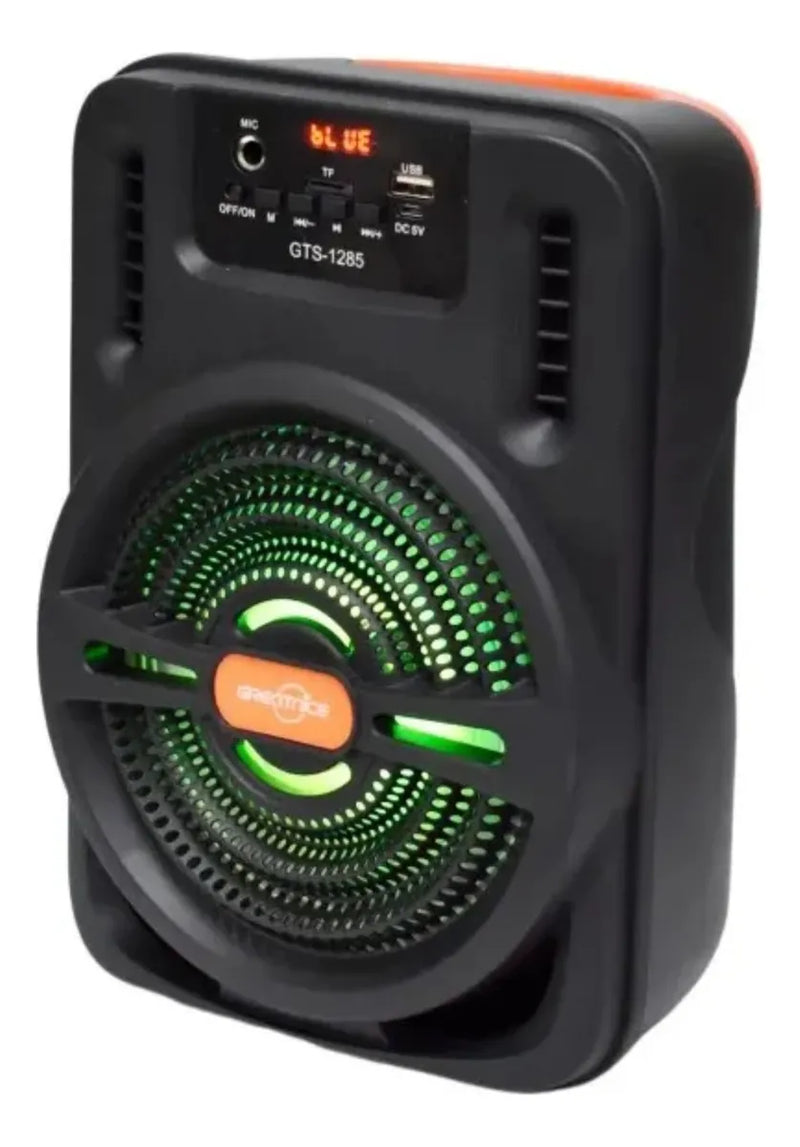 Parlante Cabina Musical Inalámbrico Micrófono Control Sonido