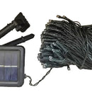 Luz Adorno Navideño Multicolor Carga Luz Solar 100 Leds