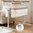 Onthewei Moises Para Bebe, Cuna Mecedora 3 En 1 Con Ruedas,