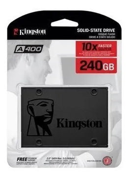 Disco Duro Solido Ssd Kingston A400 240gb Sata 6gb/s 3año Gt Negro