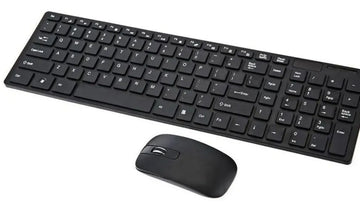 Combo Teclado Y Mouse Inalambrico K06 Teclado Negro