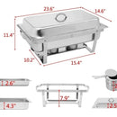 Set 3 Samovar Industrial Acero Inoxidable 8 Lt 2 Quemadores