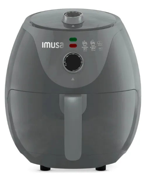Freidora De Aire Imusa Air Fryer Esencial 3,2 Litros Gris