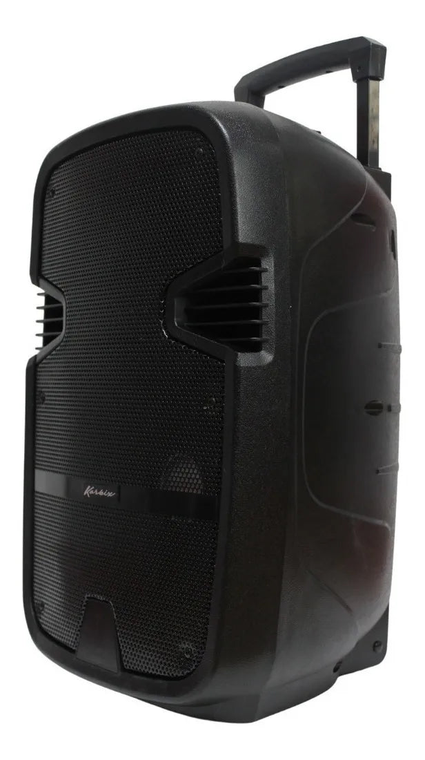 Parlante Korbix Kx 802 portátil con bluetooth negra