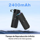 Bocina Bluetooth Portátil 1hora Boc060 Color Negro