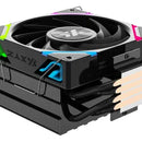 Cooler Cpu Xyz Thermax 4 Black Vortex Argb Fan Pwm Control