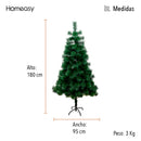 Árbol De Navidad Artificial Verde Calidad Premium 1.80 M