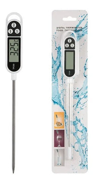 Termómetro Digital Cocina, Bbq + Batería Tp300 Blanco