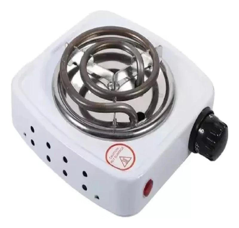 Estufa Eléctrica Portátil Cocina Un Puesto Blanco