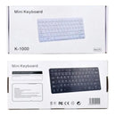 Teclado Alámbrico Aaa-1000 Compatible Con Windows Y Mac Color del teclado Negro
