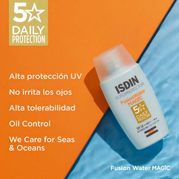 Fotoprotector Solar Isdin Fusion Water Magic FPS50 50 ml