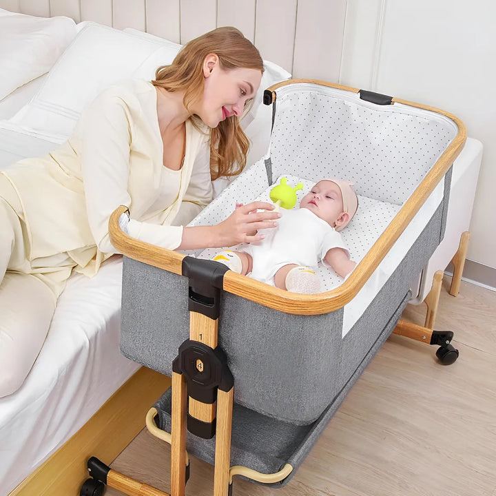 Cuna Lateral 3 En 1 Ultra Práctica Para Bebés