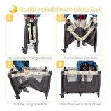 Honey Joy Paquete 4 En 1 Moisés Cuna Juguetes Y Corral