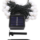 Luces Navideñas 5 Metros Panel Solar Rgb Secuencial Decora