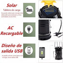 Lampara, linterna Solar, recargable Para Camping y5700