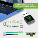 Adaptador Wifi Usb Tarjeta Red Pc 6g 5g Ax 900 Bluetooth 5.3 Doble Banda Dual / Windows 10 Y 11 / Marca Agc Tecnologia / Fact Electronica