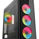Chasis Gamer Gamemax M911 Rainbow Negro